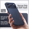 image:imageJETech Vegan Leather Magnetic Case for iPhone 18 Pro BlackDeep Blue