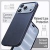 image:imageJETech Vegan Leather Magnetic Case for iPhone 18 Pro BlackDeep Blue