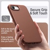 image:imageJETech Vegan Leather Magnetic Case for iPhone 18 Pro BlackDeep Brown