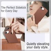 image:imageJETech Vegan Leather Magnetic Case for iPhone 18 Pro BlackDeep Brown