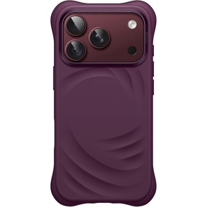 image:imageJETech Magnetic Silicone Case for iPhone 18 Pro17 Pro Light PinkDark Cherry