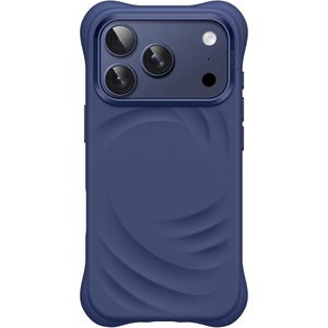 image:imageJETech Magnetic Silicone Case for iPhone 18 Pro17 Pro Light PinkDeep Blue