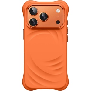 image:imageJETech Magnetic Silicone Case for iPhone 18 Pro17 Pro Light PinkOrange