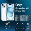 image:imageJETech 3 in 1 Case for iPhone 15 AntiYellowing ClearClear