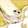 image:imageJETech Wavy Case for iPhone 15 PinkYellow