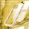 image:imageJETech Wavy Case for iPhone 15 PinkYellow