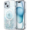 image:imageJETech Magnetic Glitter Case for iPhone 15 BlueBlue