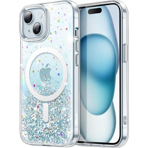 image:imageJETech Magnetic Glitter Case for iPhone 15 BlueBlue