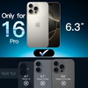 image:imageJETech 5 in 1 Matte Case for iPhone 16 Pro Natural TitaniumNatural Titanium