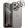 image:imageJETech 5 in 1 Matte Case for iPhone 16 Pro Natural TitaniumNatural Titanium