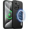 image:imageJETech Magnetic Silicone Case for iPhone 15 Pro Max BlackBlack