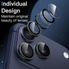 image:imageJETech Camera Lens Protector for iPhone 17 Pro17 Pro Max Orange 1 SetBlack