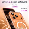 image:imageJETech Magnetic Glitter Case for iPhone 17 Pro Max ClearOrange