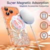 image:imageJETech Magnetic Glitter Case for iPhone 17 Pro Max ClearOrange