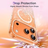 image:imageJETech Magnetic Glitter Case for iPhone 17 Pro Max ClearOrange