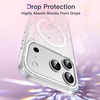 image:imageJETech Magnetic Glitter Case for iPhone 17 Pro Max ClearPink