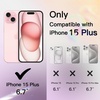 image:imageJETech Magnetic Glitter Case for iPhone 17 Pro Max ClearPink