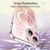 image:imageJETech Magnetic Glitter Case for iPhone 17 Pro Max ClearPink