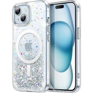 image:imageJETech Magnetic Glitter Case for iPhone 17 Pro Max ClearClear