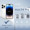 image:imageJETech Ultra Slim Case for iPhone 14 Pro BlackFrosted Clear