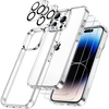 image:imageJETech 5 in 1 Case for iPhone 14 Pro AntiYellowing ClearClear