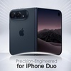 image:imageJETech Magnetic Matte Case for iPhone Duo with Hidden Kickstand Black