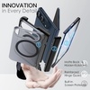 image:imageJETech Magnetic Matte Case for iPhone Duo with Hidden Kickstand Black