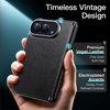image:imageJETech Vegan Leather Case for iPhone Duo with Hinge Protection WhiteBlack