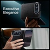 image:imageJETech Vegan Leather Case for iPhone Duo with Hinge Protection WhiteBlack