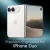 image:imageJETech Vegan Leather Case for iPhone Duo with Hinge Protection WhiteWhite