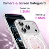 image:imageJETech Magnetic Glitter Case for iPhone 17 Pro ClearPink