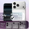 image:imageJETech Magnetic Glitter Case for iPhone 17 Pro ClearPink
